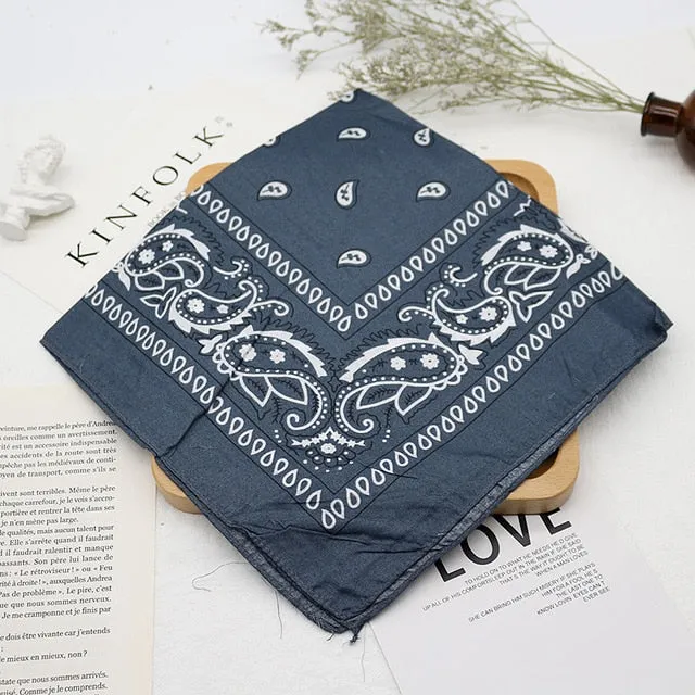 Unisex Bandana kerchief | Neck Scarf Muffler | Unisex Head Scarf | Neck Wrist Wrap Headwear Scarf | Printed Handkerchief | Hair Band Scarf