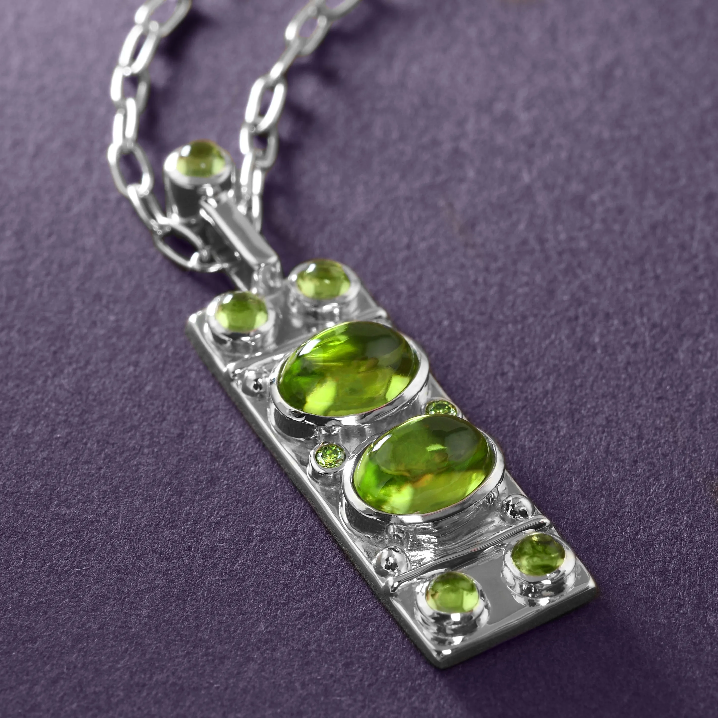 Viennese Peridot Pendant