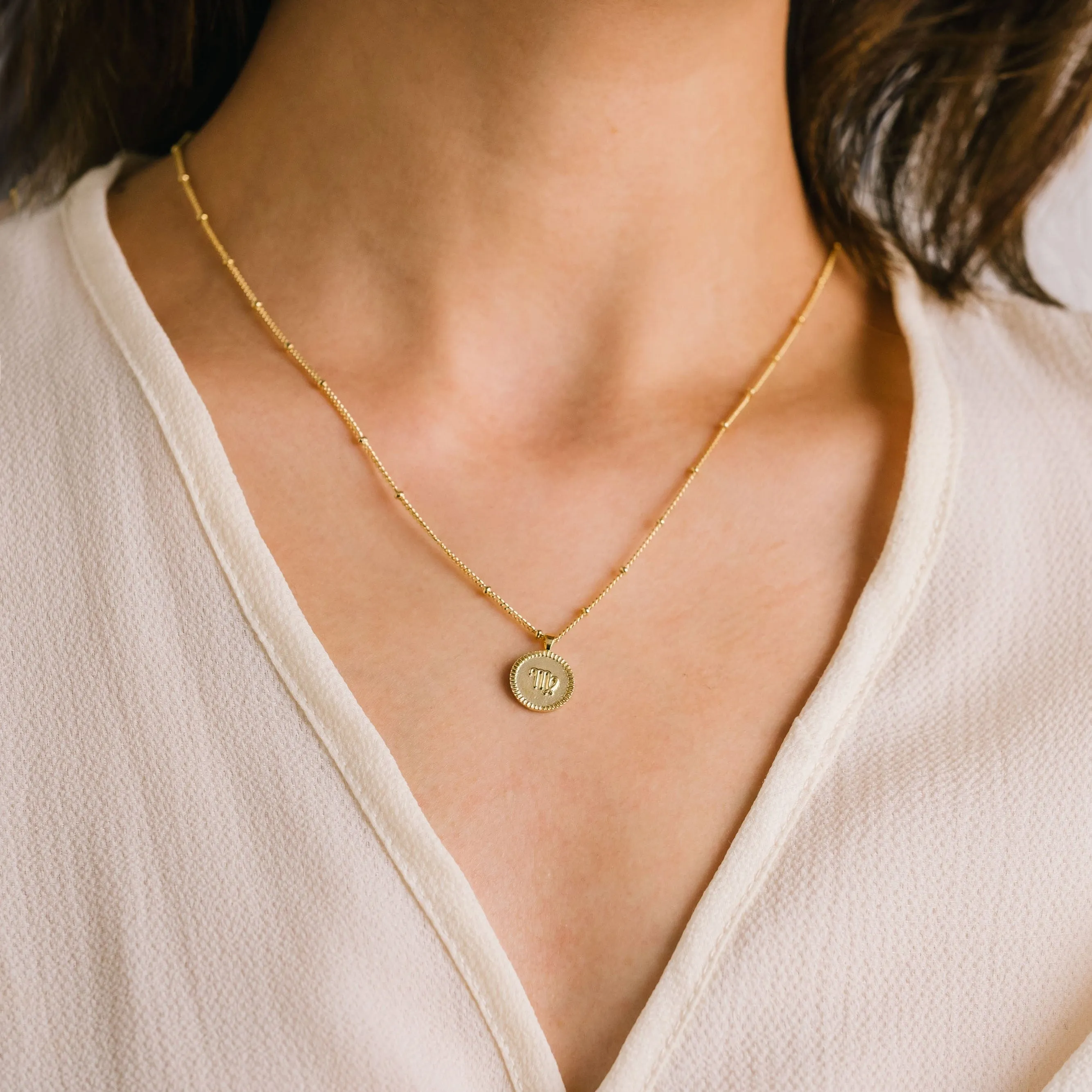 Virgo Horoscope Necklace