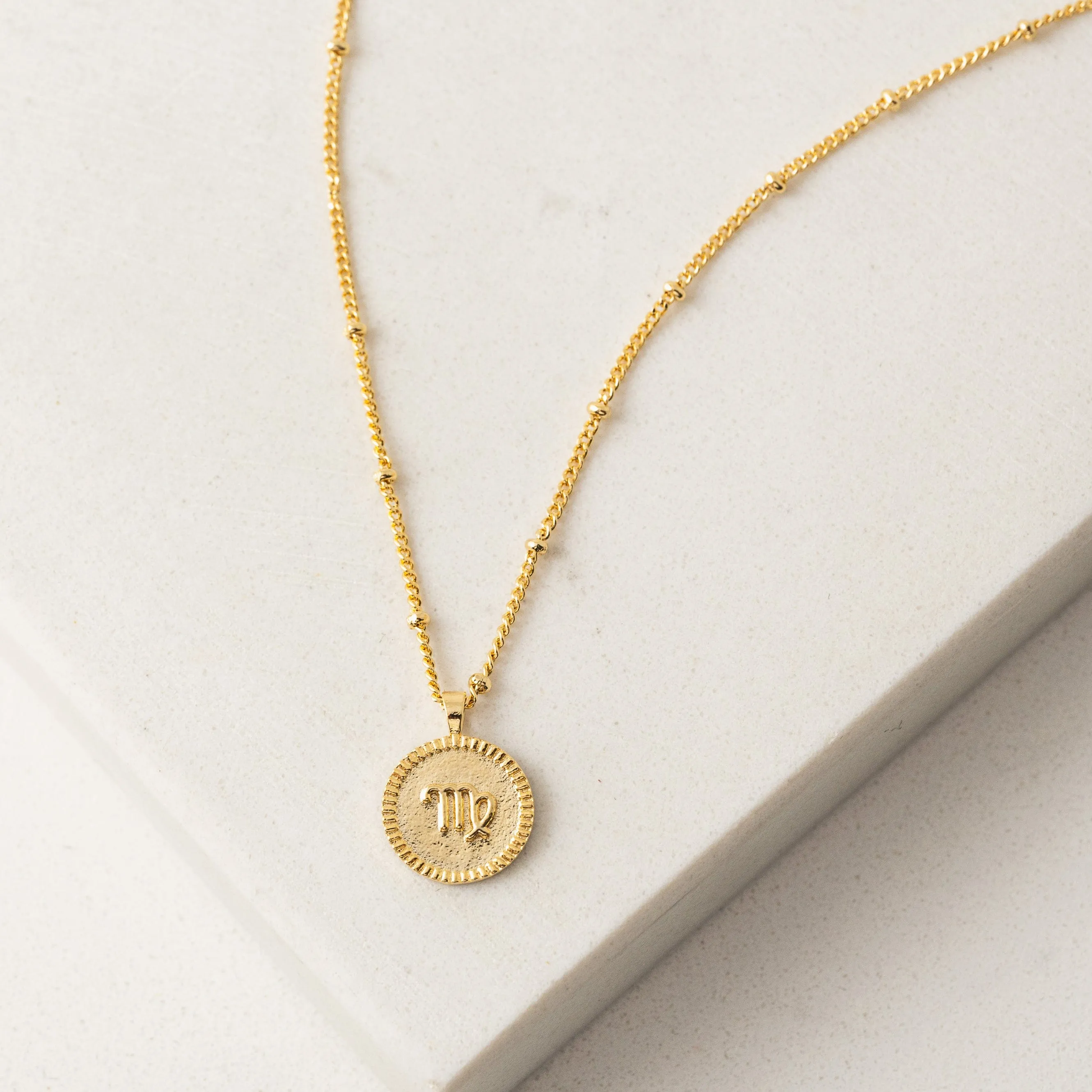 Virgo Horoscope Necklace