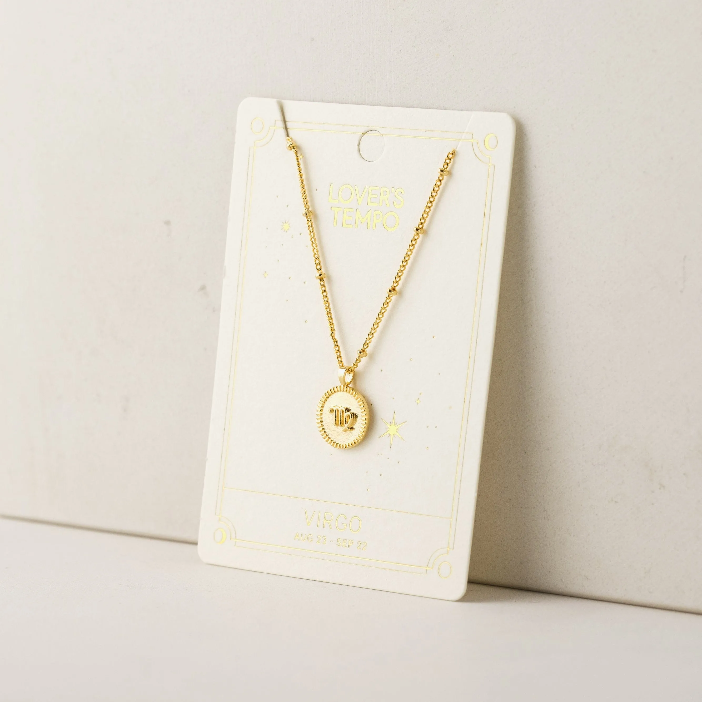 Virgo Horoscope Necklace
