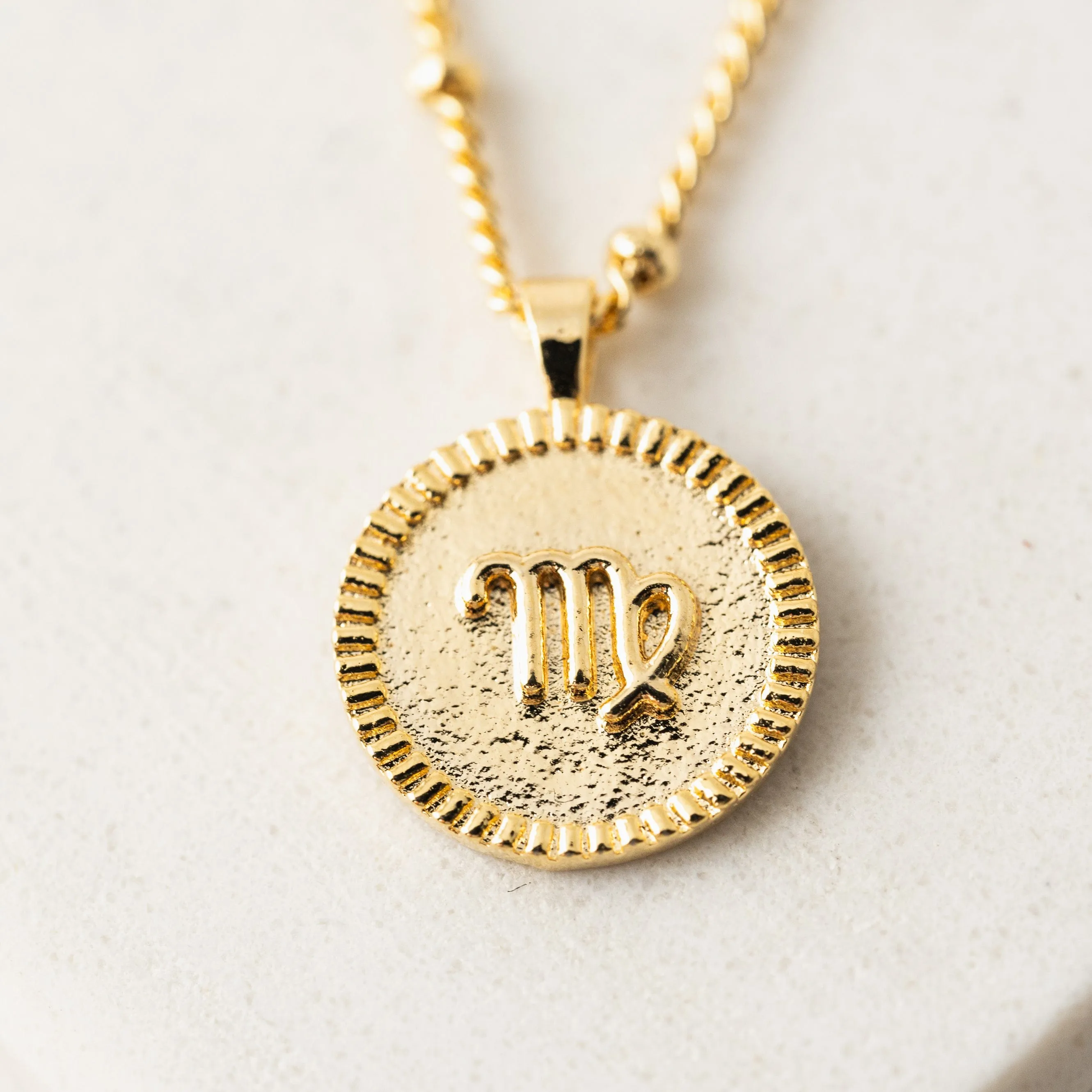 Virgo Horoscope Necklace