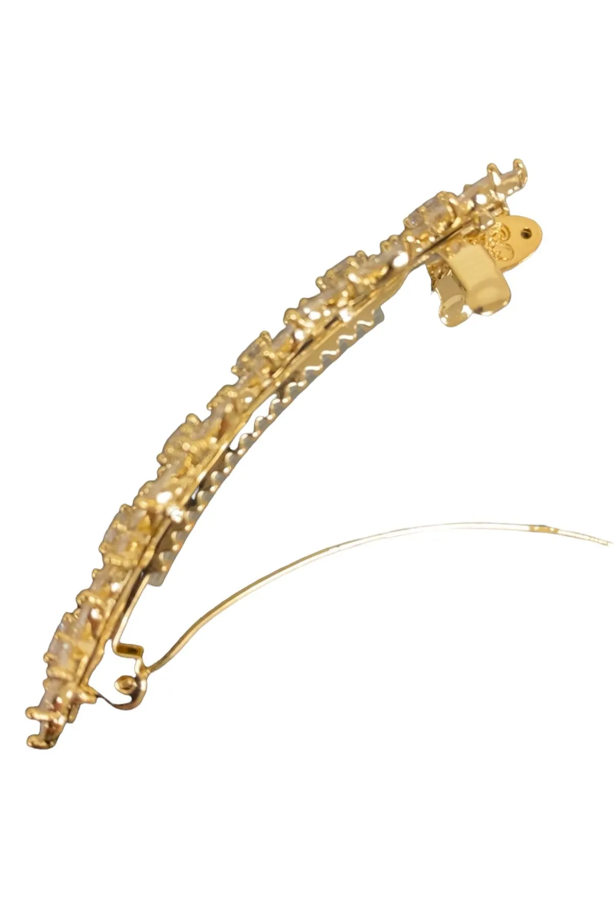 Water Fog Flower Crystal Hair Barrettes
