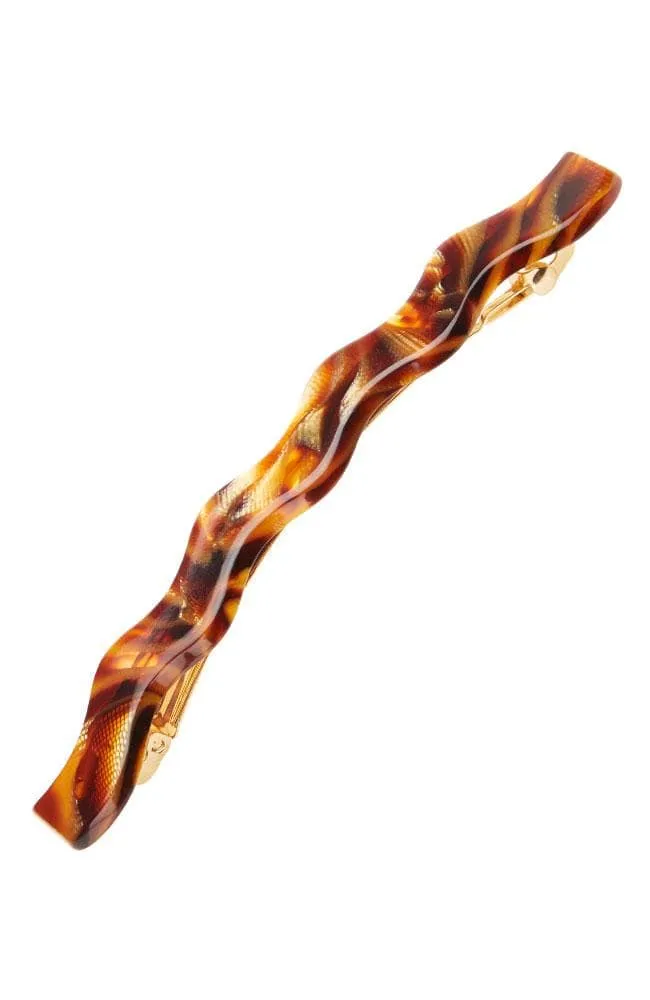 Wavy Long and Skinny Barrette - Classic