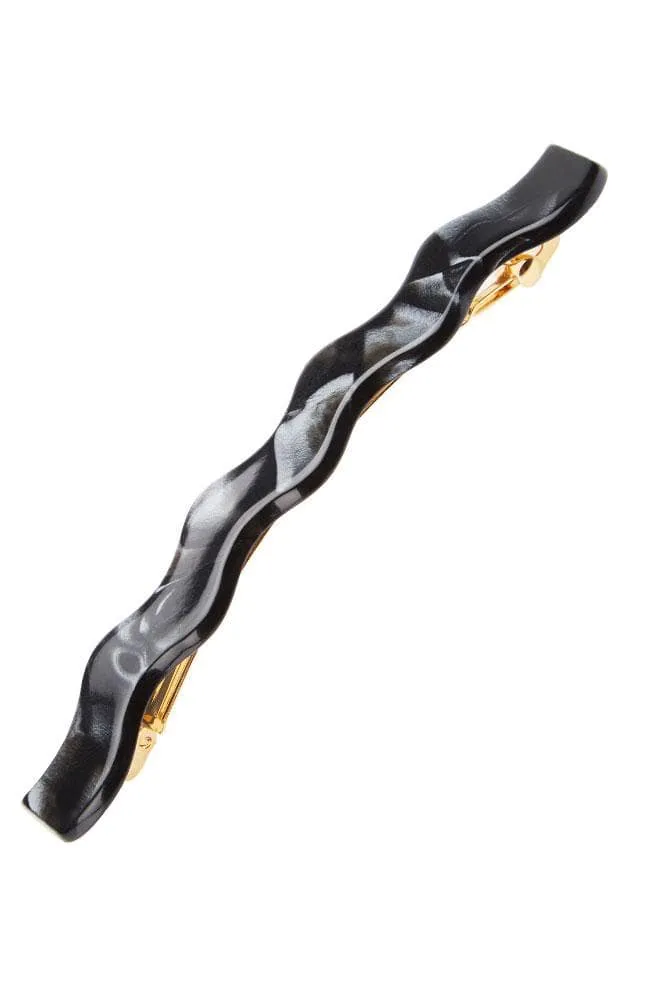 Wavy Long and Skinny Barrette - Classic