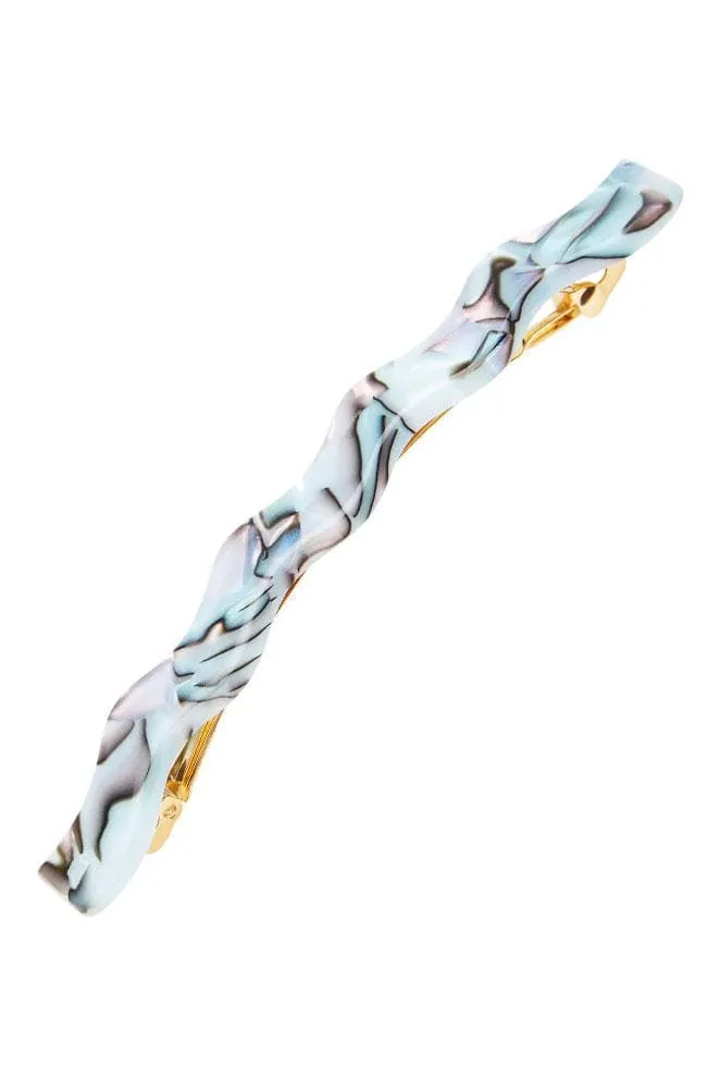 Wavy Long and Skinny Barrette - Classic