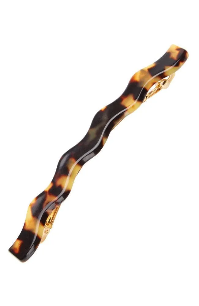 Wavy Long and Skinny Barrette - Classic