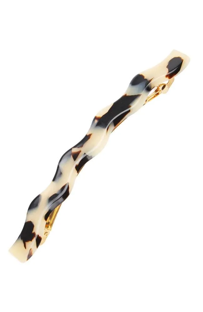 Wavy Long and Skinny Barrette - Classic