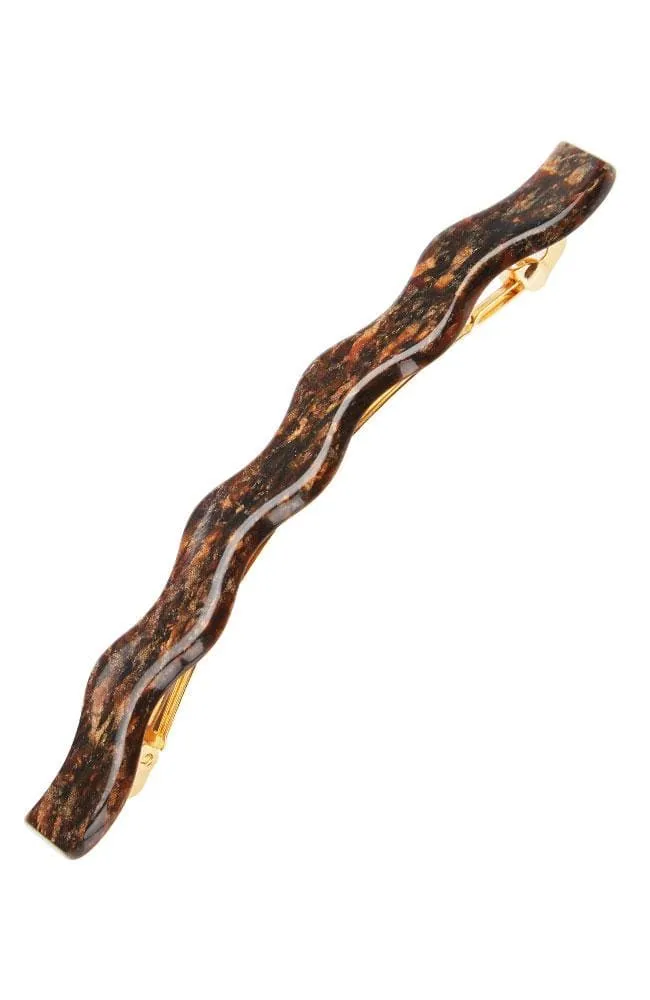 Wavy Long and Skinny Barrette - Classic