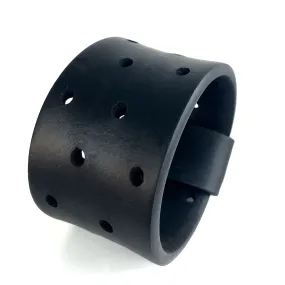 wide rubber bangle with holes