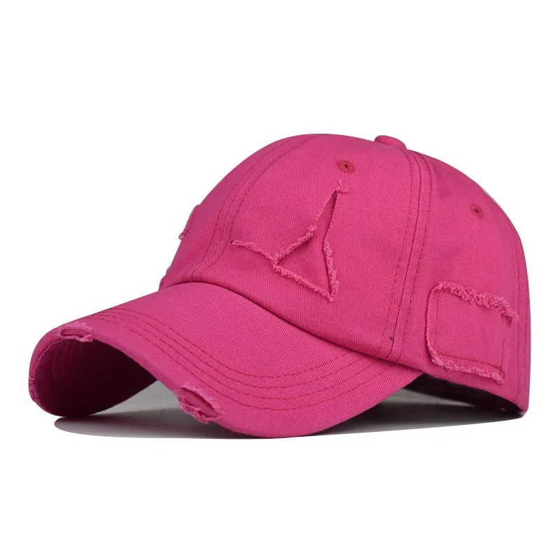 Women's Men's Cap Dad Hat Solid Sport Unisex Outdoor Custom Black Cotton Gorro Bone Gorra Baseball