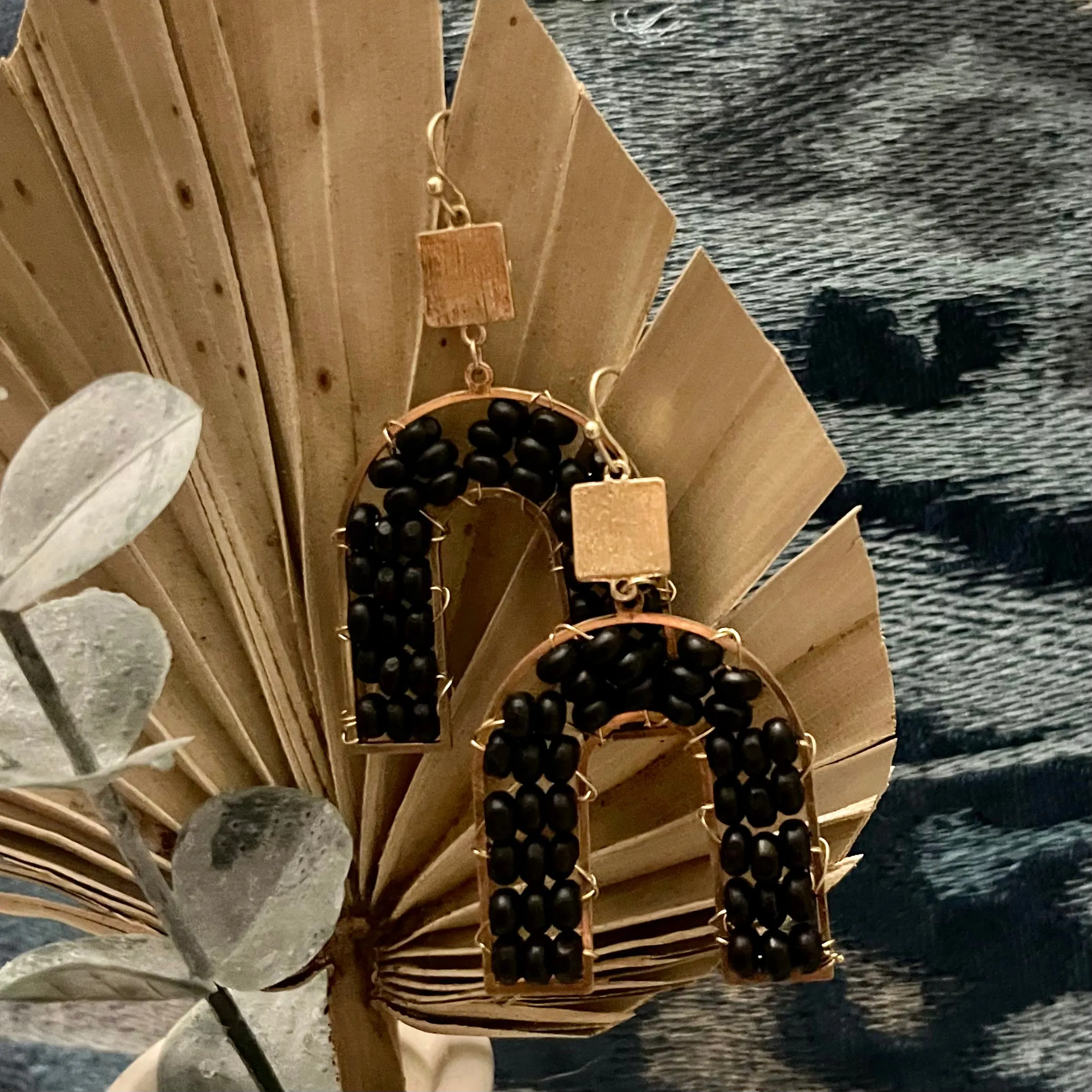 Wooden It Be Nice Wooden Arch Earrings