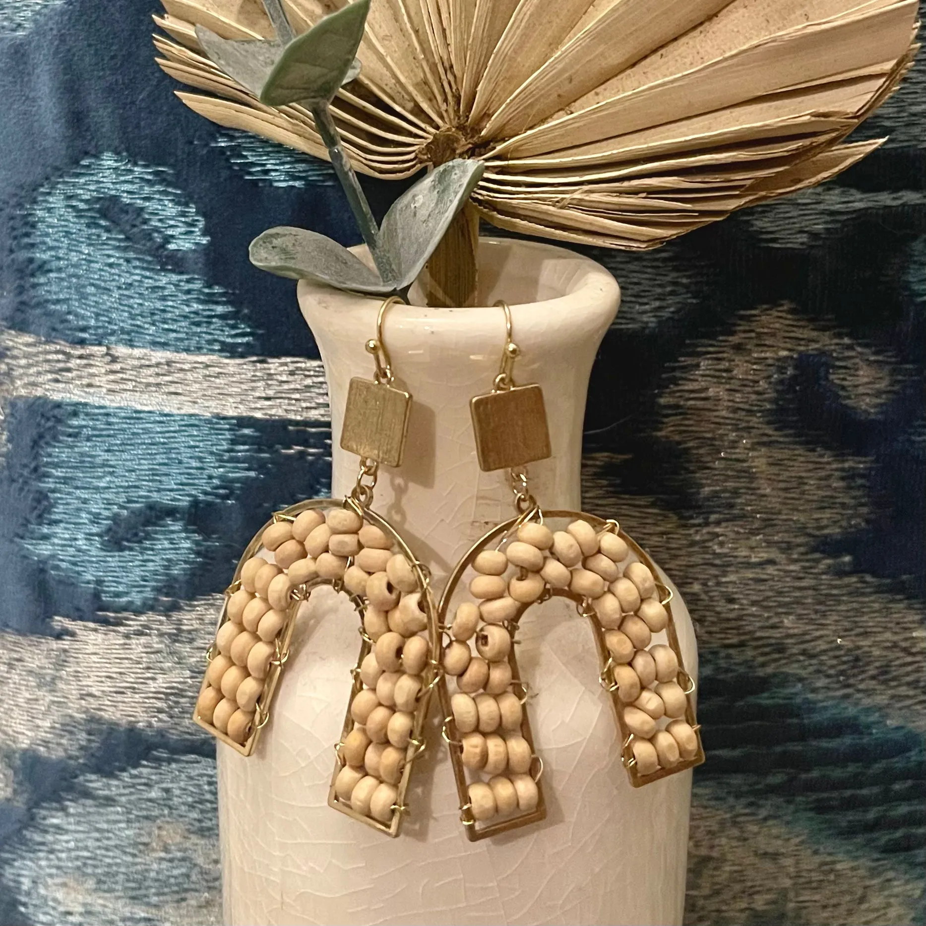 Wooden It Be Nice Wooden Arch Earrings